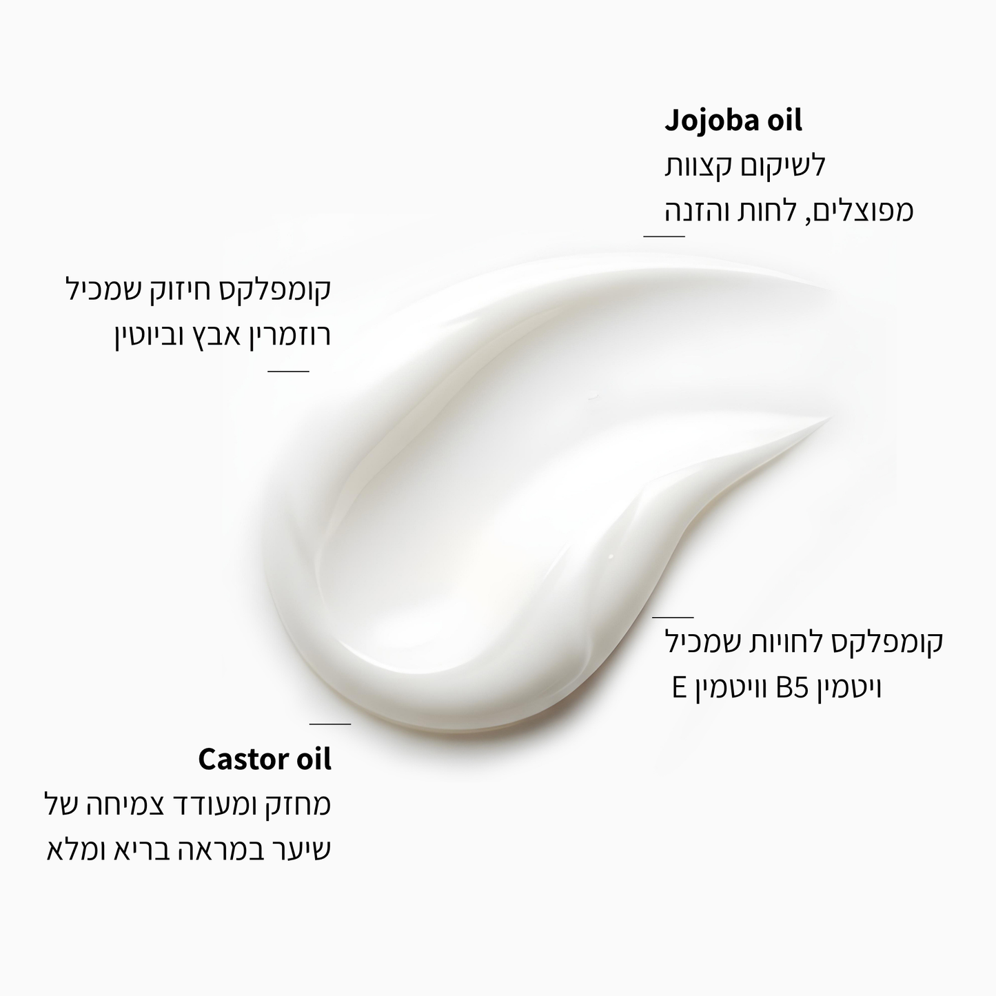 מרכך חוחובה ושמן קיק - LEAVES