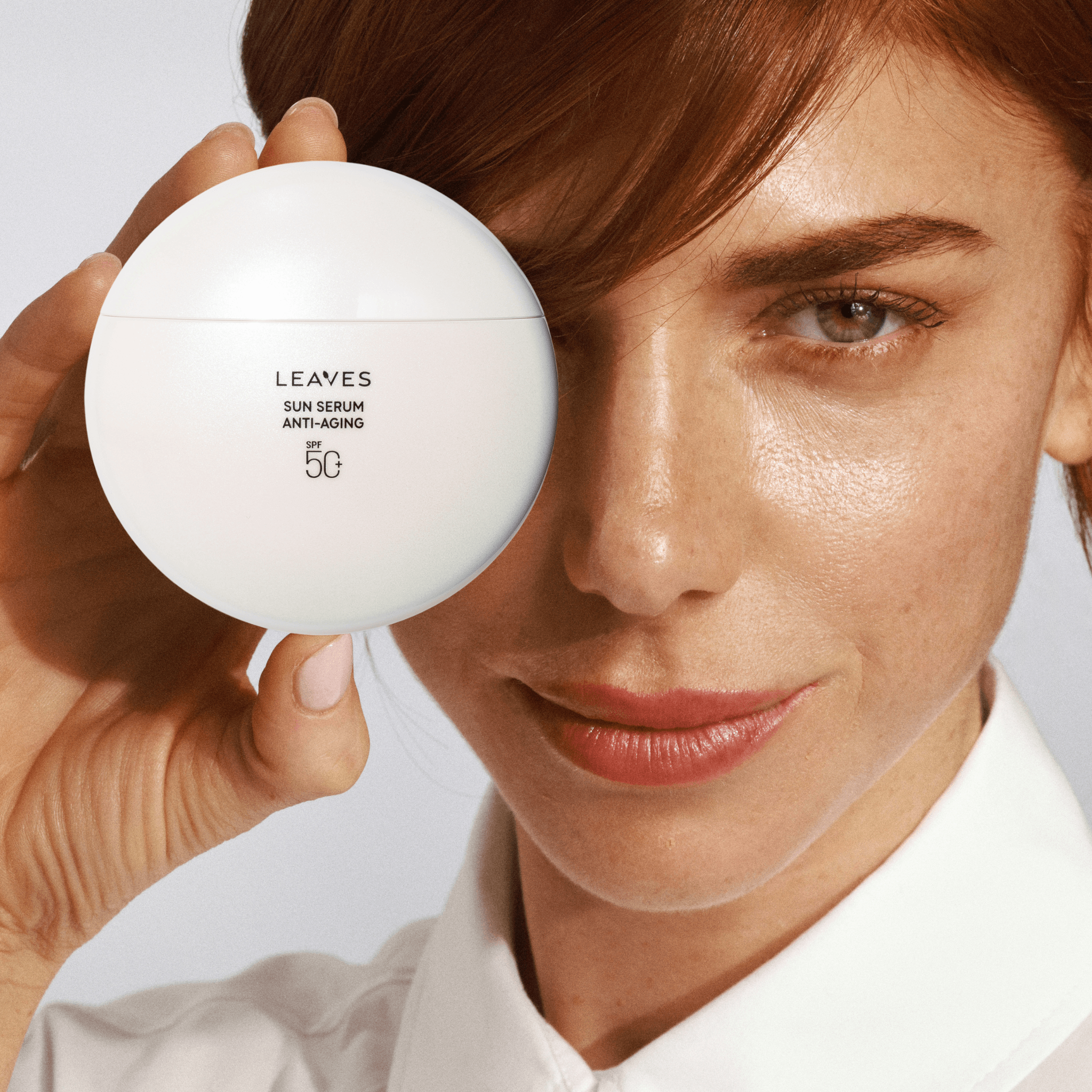 סרום הגנה משמש Anti-aging +SPF50 - LEAVES