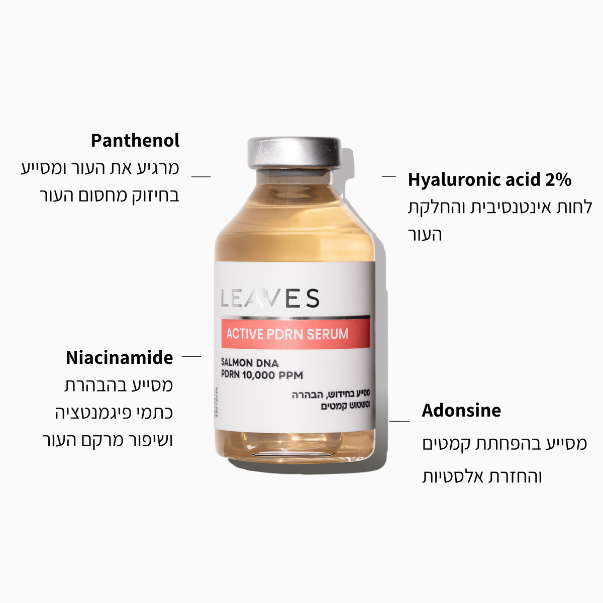 סרום ACTIVE PDRN פעיל 10,000 PPM