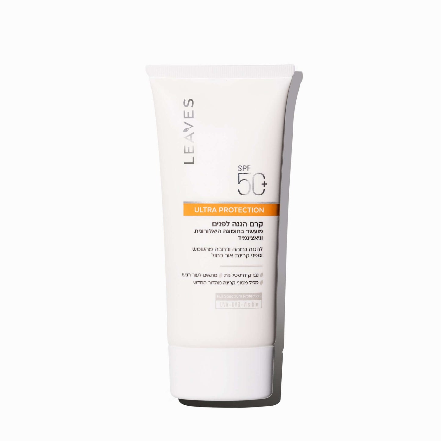 קרם הגנה לפנים Protection Ultra +SPF50 - LEAVES