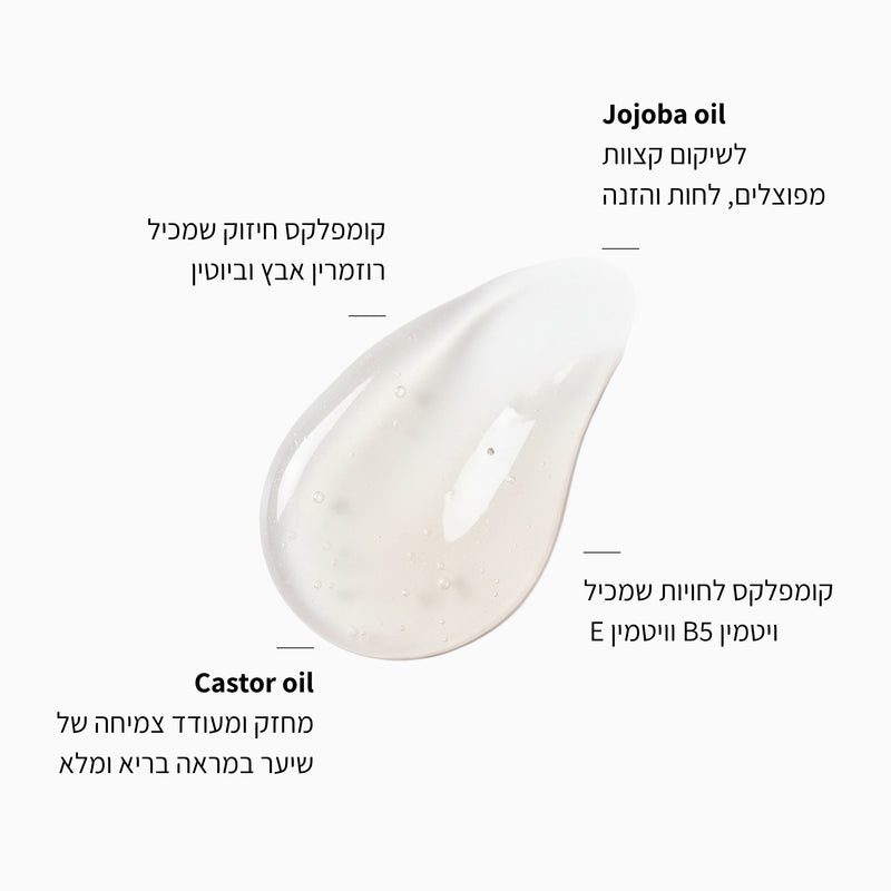 שמפו חוחובה ושמן קיק - LEAVES