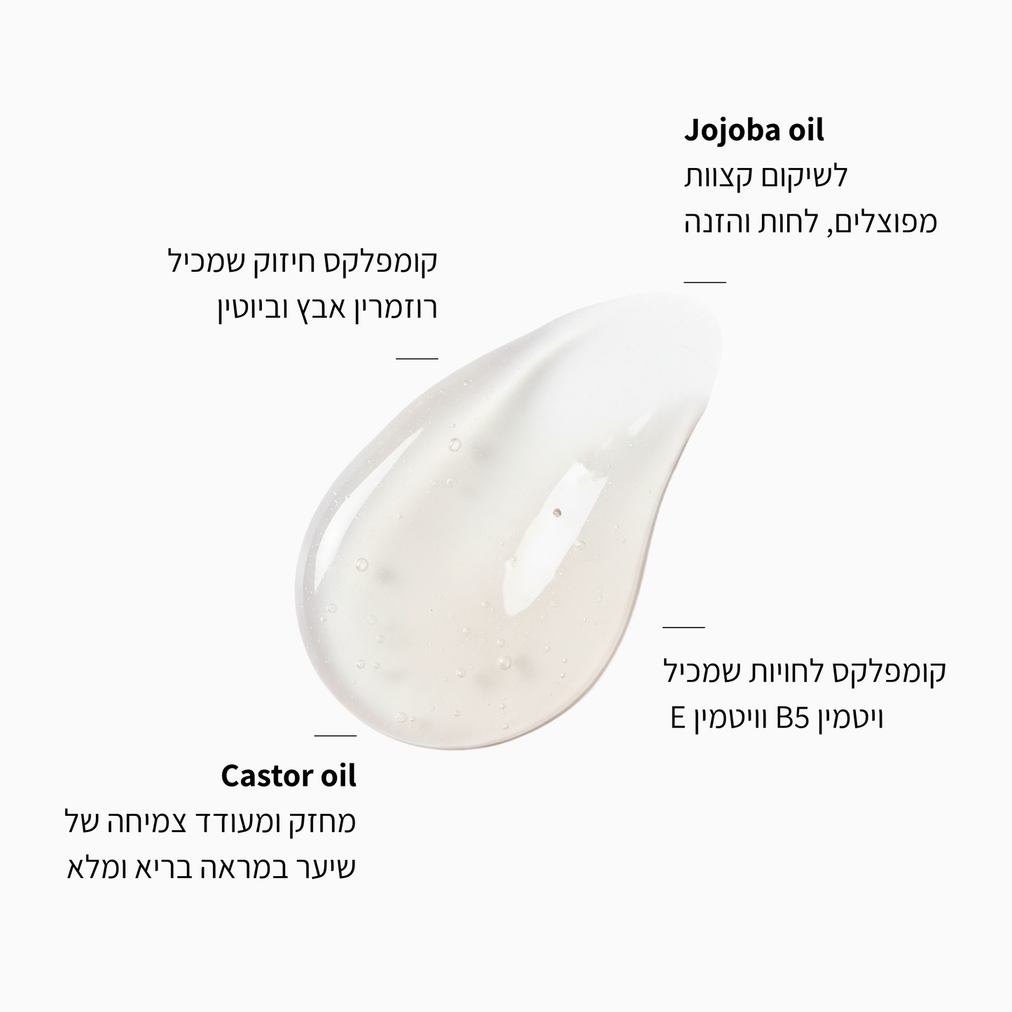שמפו חוחובה ושמן קיק - LEAVES