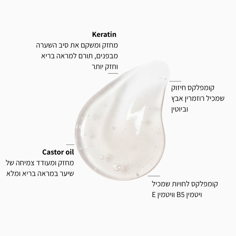 שמפו משקם קרטין וארגן - LEAVES