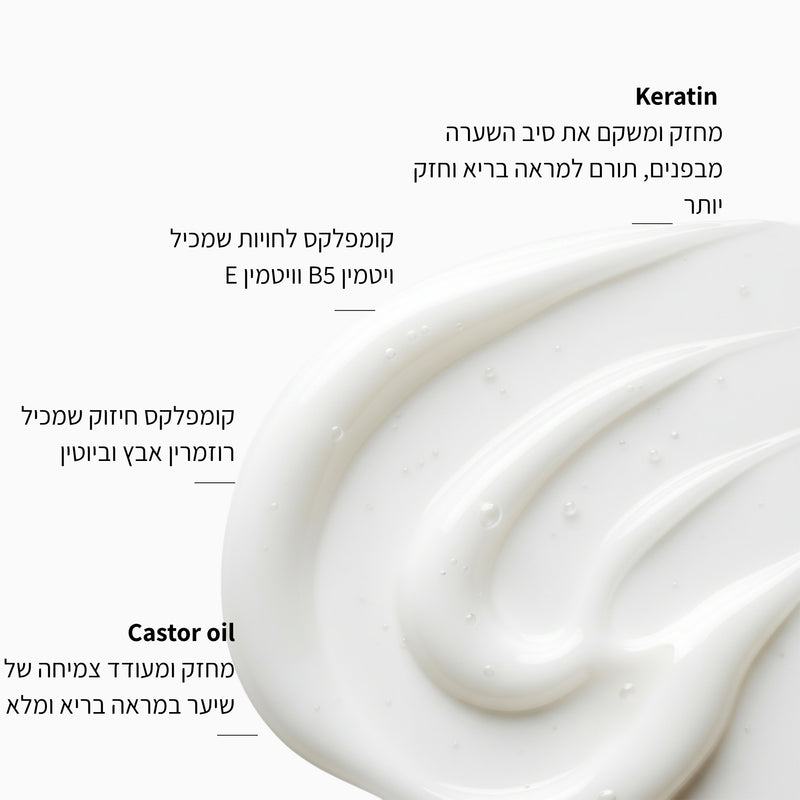 מרכך משקם קרטין וארגן - LEAVES