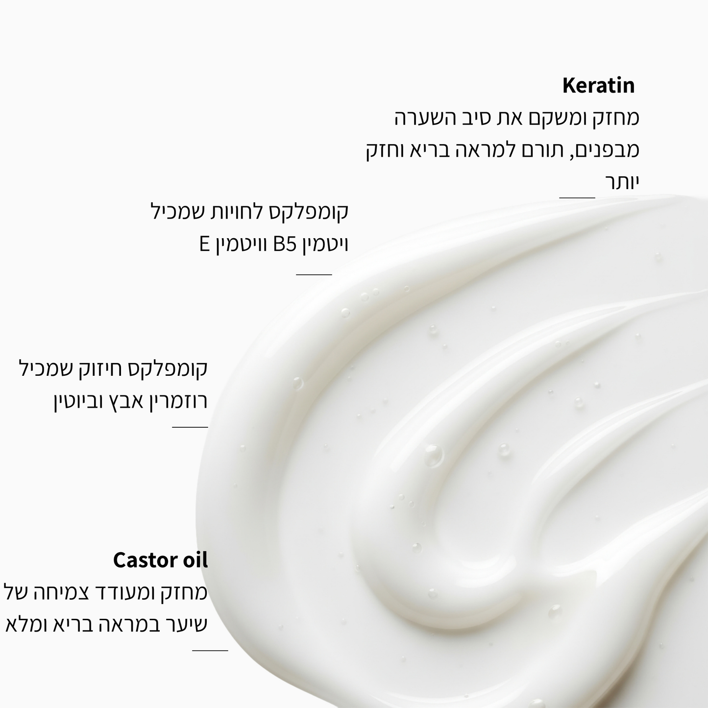מרכך משקם קרטין וארגן - LEAVES